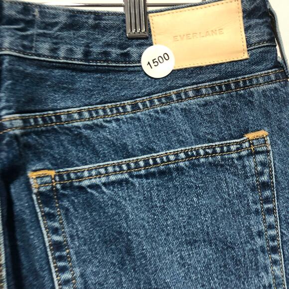 Everlane The Curvy 90s Cheeky Straight Jeans Washed Blue Size 33 - Picture 8 of 8